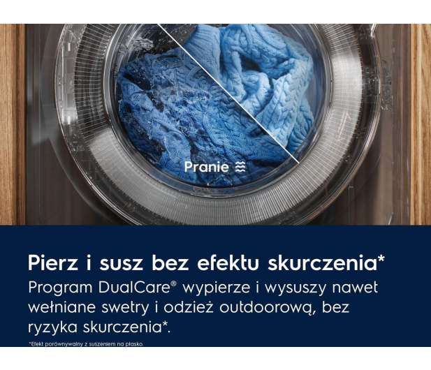 Pralko-suszarka Electrolux EW7W4692P SteamCare 700 9/6kg 1600obr SensiCare+ DualCare SteamCare - 1285994 - zdjęcie 3